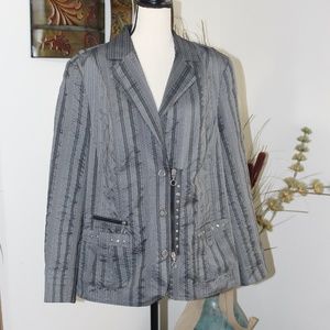Bianca , silver Rocker jacket
